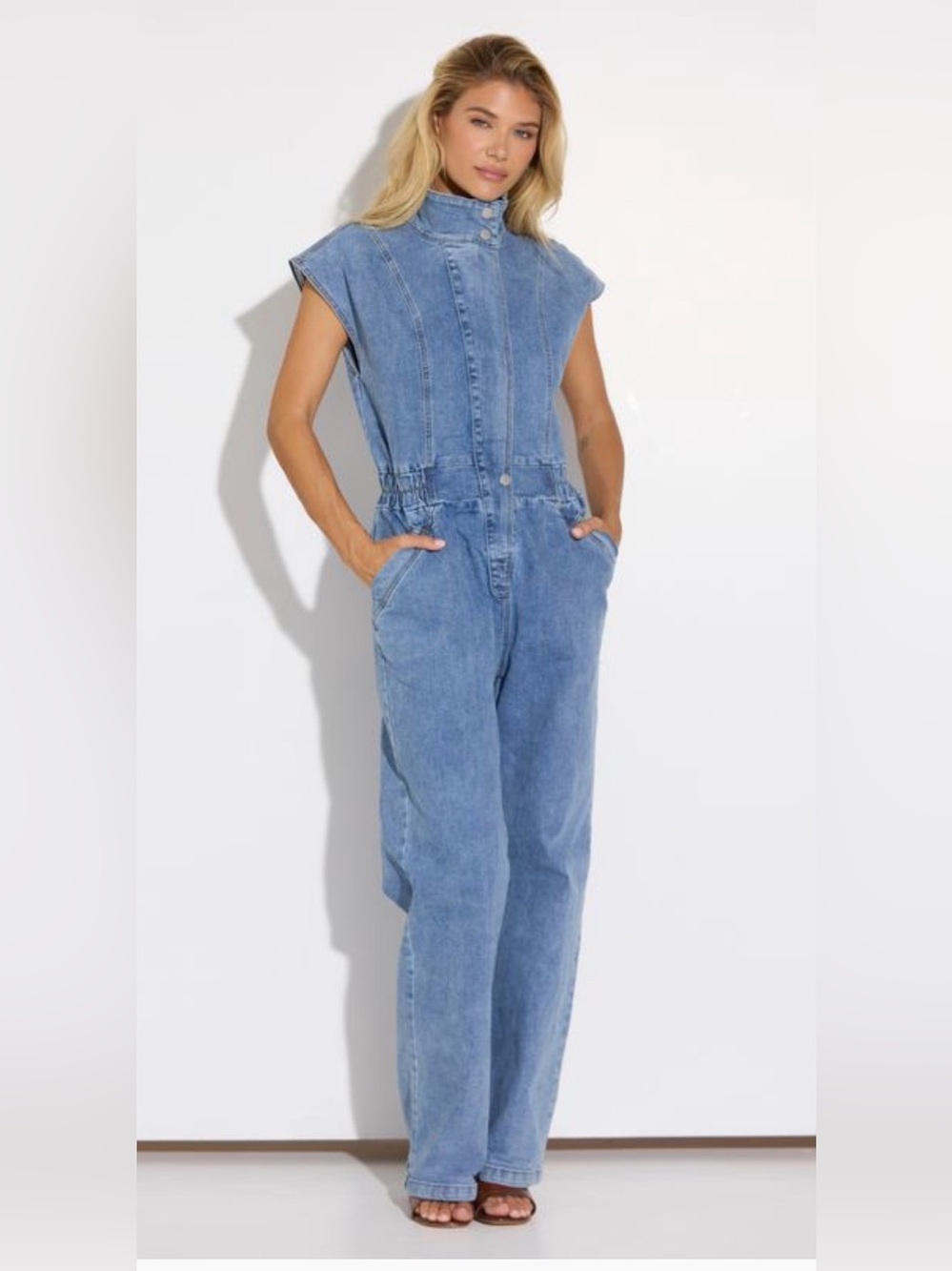 Blue Denim Jumpsuit